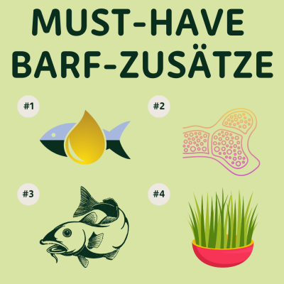 Die 4 Must-Have BARF-Zusätze - Die vier BARF Must Haves