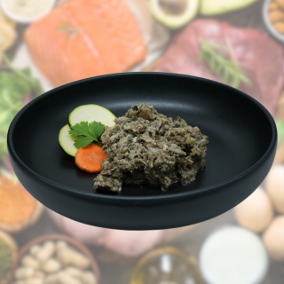 BARF - Grüner Rinderpansen gewolft