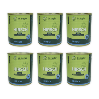 Dr. Ziegler´s Hirsch 800g 6er Tray