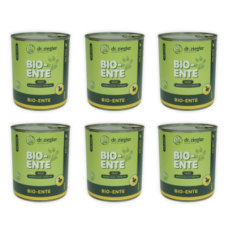 Dr. Zieglers Bio - Ente 800 g 6er Tray