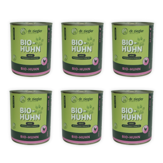 Dr. Zieglers Bio - Huhn 800 g 6er Tray