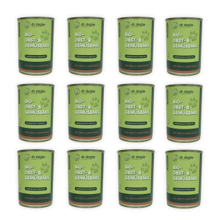 Bio-Obst- und Gemüsemix 400 g 12er Tray