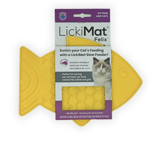LickiMat Schleckmatte Felix gelb