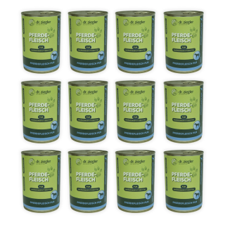 Dr. Zieglers Pure Horse Meat, 12-Pack Tray