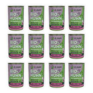Dr. Zieglers Bio - Huhn PUR 400g 12er Tray