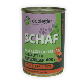 Dr. Zieglers Schaf Reinfleisch 400g 12er Tray