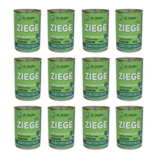 Dr. Zieglers Ziege Menü 400g 12er Tray
