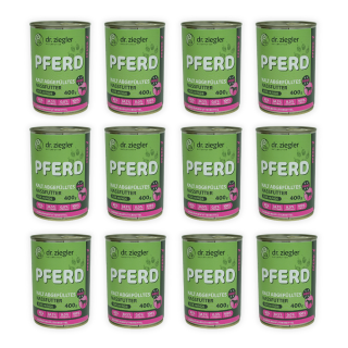 Dr. Zieglers Pferd Menü 400g 12er Tray