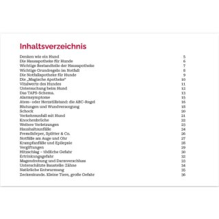 Die magische Apotheke - Notfallratgeber für den Hund