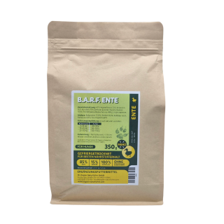B.A.R.F. Menü Ente gefriergetrocknet 350g