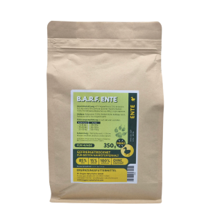 Menu B.A.R.F. au canard lyophilisé, 350 g